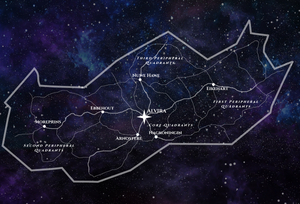 Map of major Alviran systems.