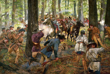 Battle in a Firestian Forest.