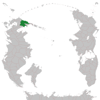 Location of Besern in the South Pacific