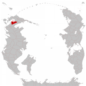 Map of Eflad in the South Pacific