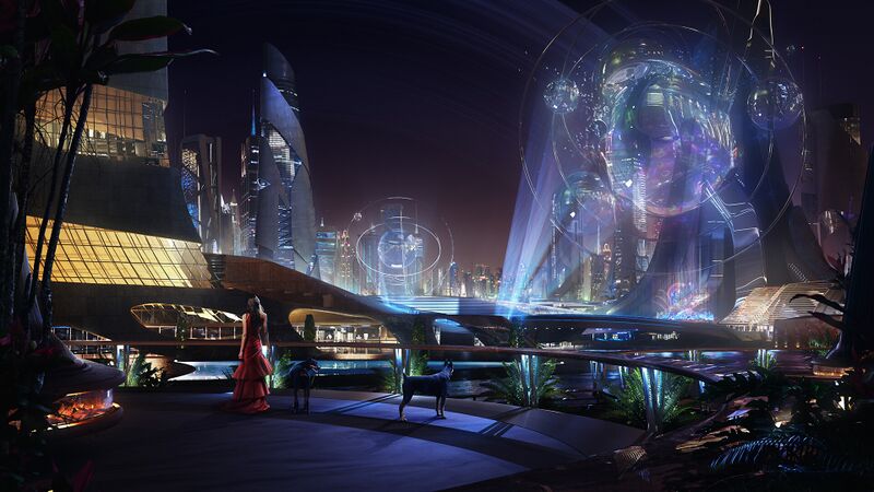 File:Human near a Luxury Hotel on Galactya.jpg