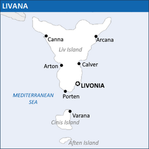 Enlarged map of Livana