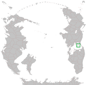 Location of Livana in the South Pacific