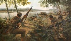 Painting of the North Rainforest Guerillas