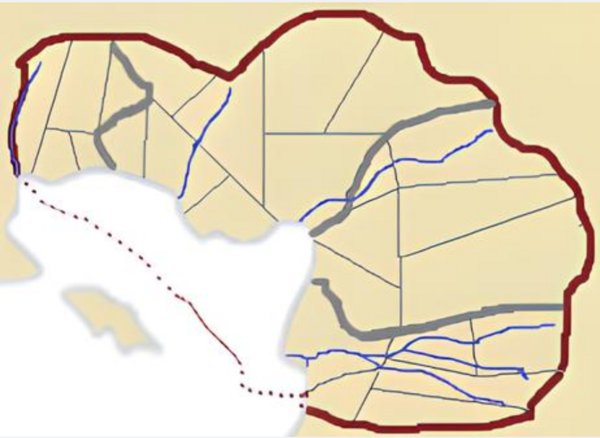 Map of Sydadriskifladaltaluica Bay (Pyhdon-Falistrica)