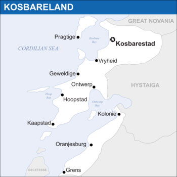 Closeup of Kosbareland